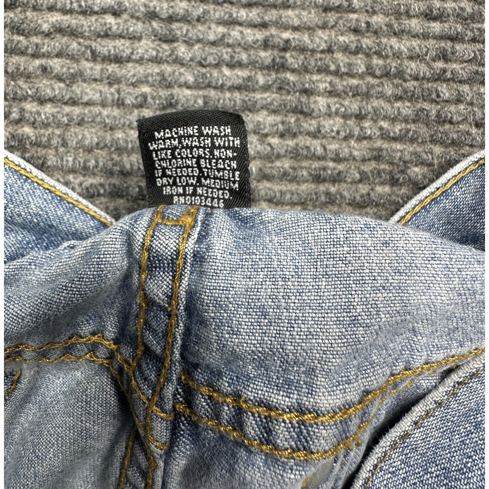 VTG Polo Jeans Co Ralph Lauren Shorts Youth 16 Cargo Carpenter Denim Relax 28x11 - Picture 5 of 9